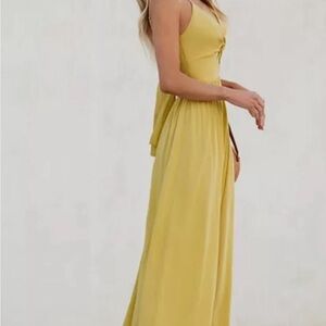 Cupshe Sunny Yellow Maxi Dress
